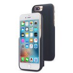 Wholesale iPhone 8 Plus / 7 Plus / 6s Plus / 6 Plus Dual Portable Power Charging Cover 7200 mAh (Black)